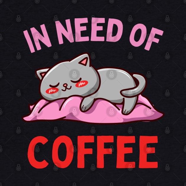 In need of coffee lover coffee addict Funny tired sleepy unicorn by BoogieCreates